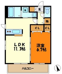 グランソラージュの物件間取画像